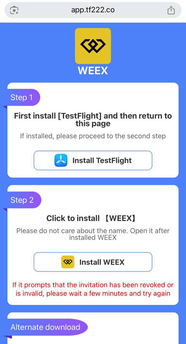 WEEX Download Guide for iPhone11.png