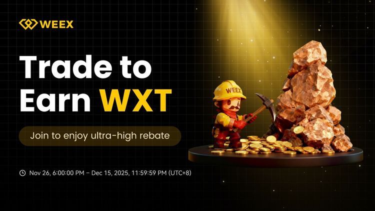 WEEX enthüllt Handel zu verdienen: Bis zu 30% Sofortrabatt + $2M WXT Buyback