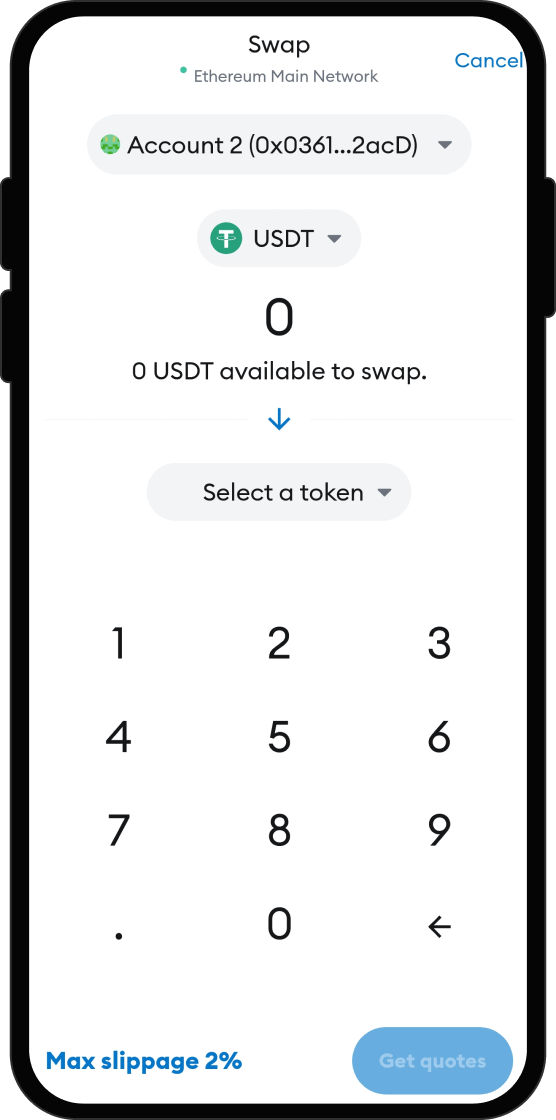 Conecta tu billetera a un DEX